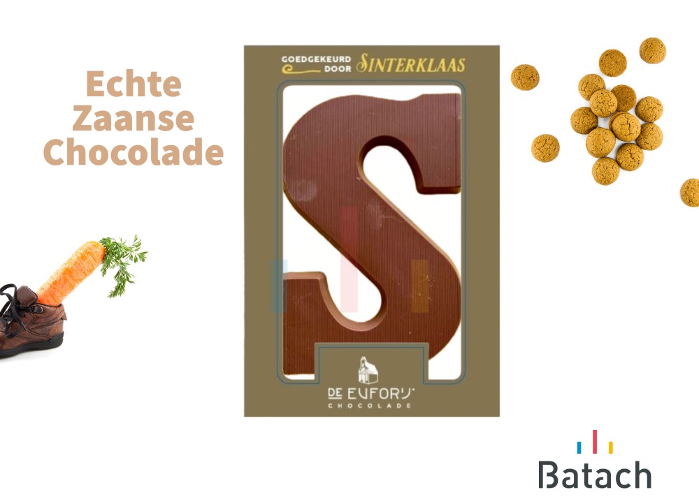 Zaanse chocoladeletter Sinterklaas